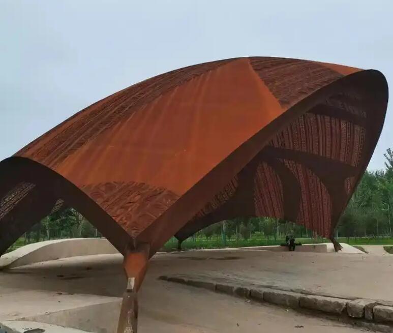 大兴耐候钢幕墙案例